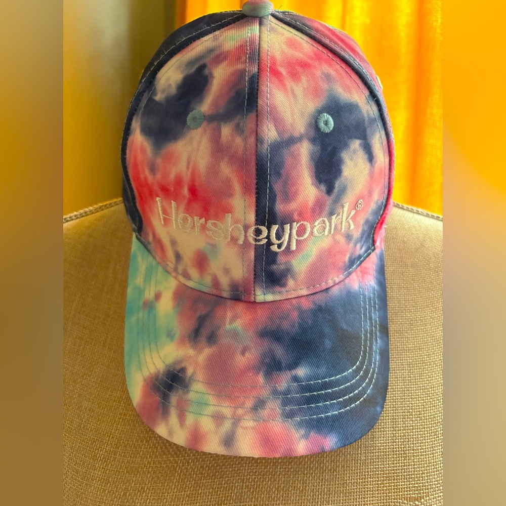 NWOT HersheyPark Tie Dye SnapBack Adult Baseball Cap 🧢 🍫